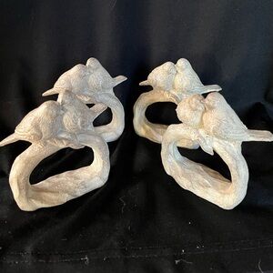 Charming Love Bird Napkin Rings